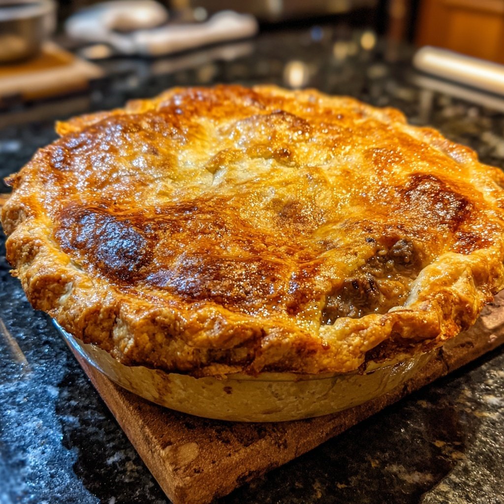 Comfort Food Beef and Mushroom Pot Pie