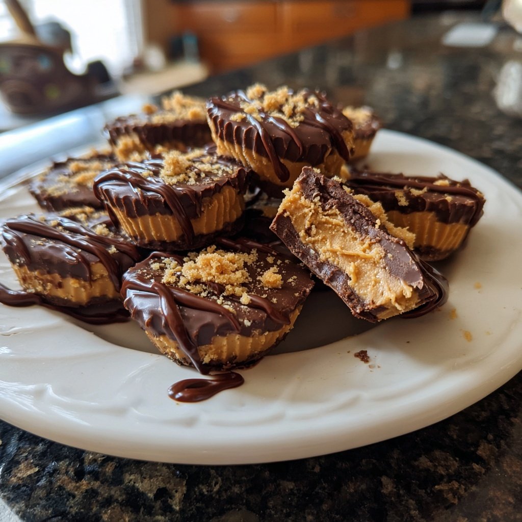 Homemade Reese’s Cups Mini Bites