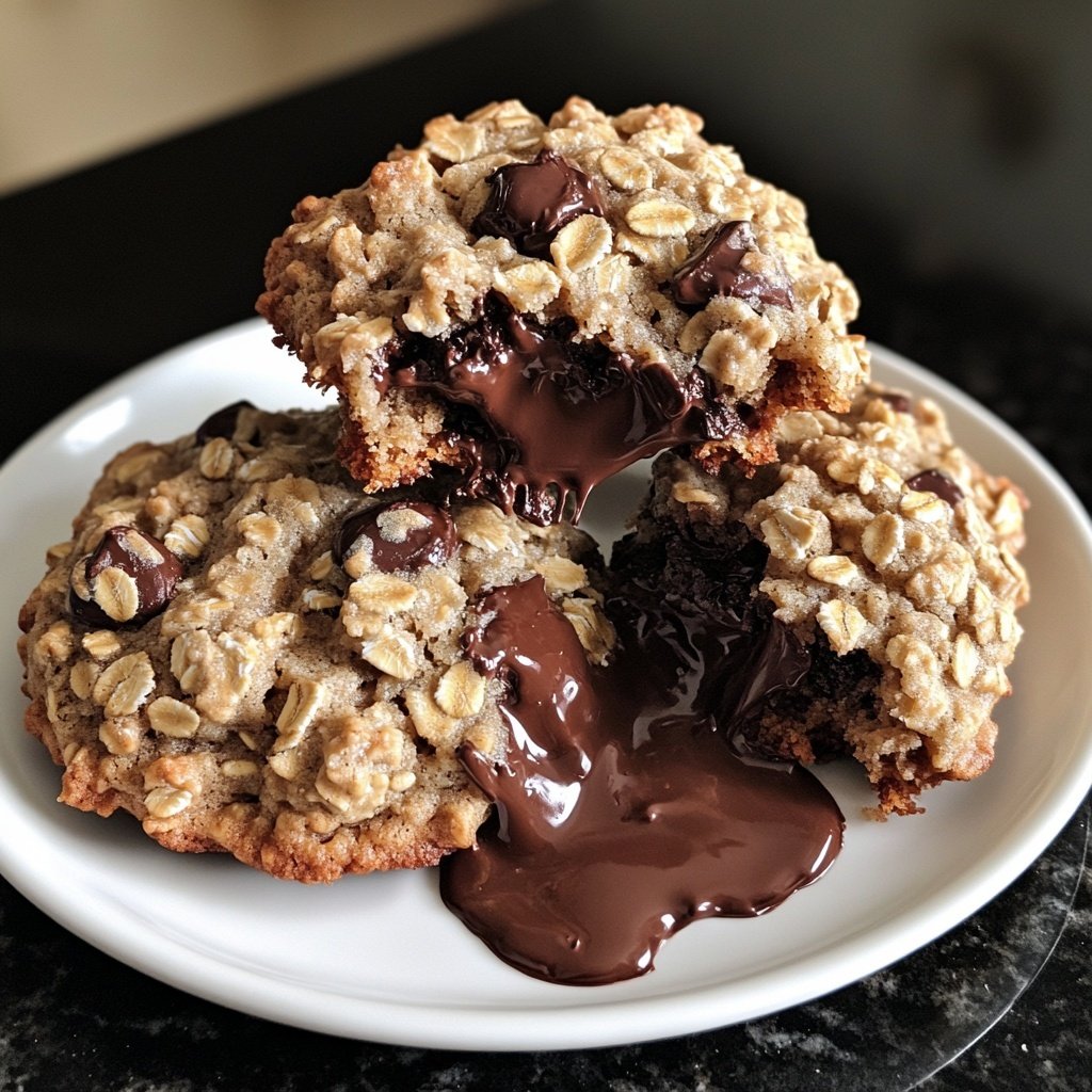 Chewy Oatmeal Chocolate Chip Cookies
