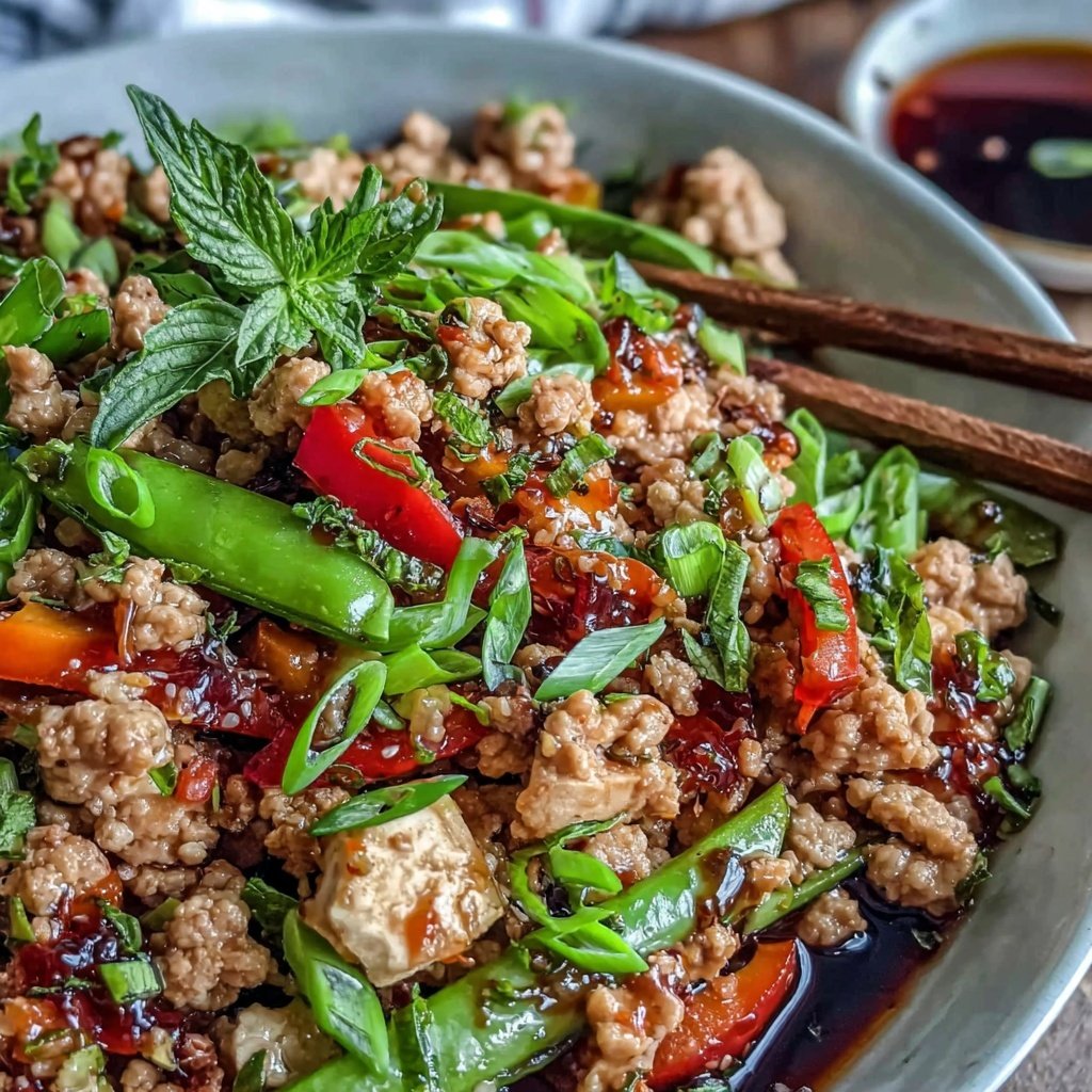 Ground Turkey And Vegetable Stir Fry