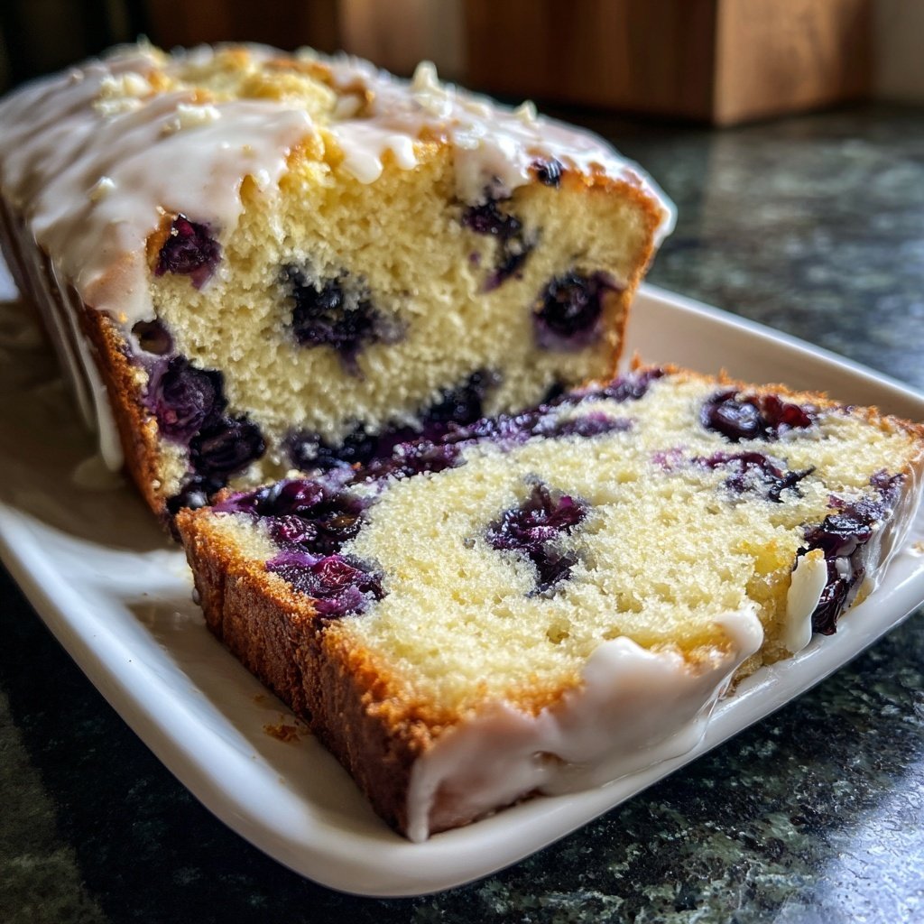 Baking & Desserts Lemon Blueberry Loaf Cake
