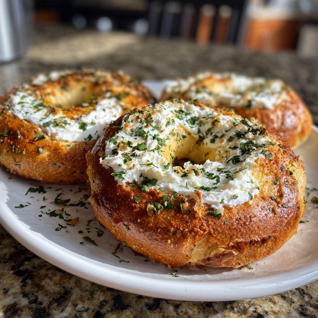 High Protein Bagels With Greek Yogurt
