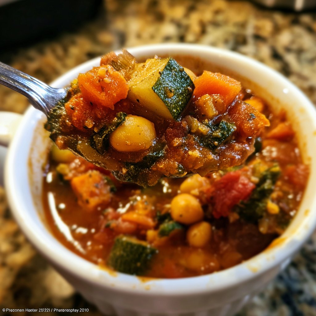 Healthy Crockpot Italian Vegetable Stew