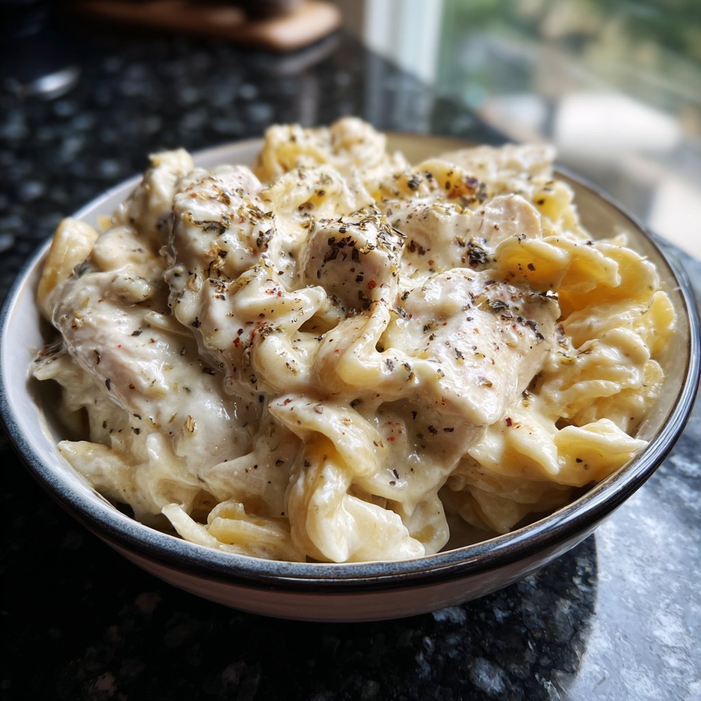 Cozy Crockpot Chicken Alfredo
