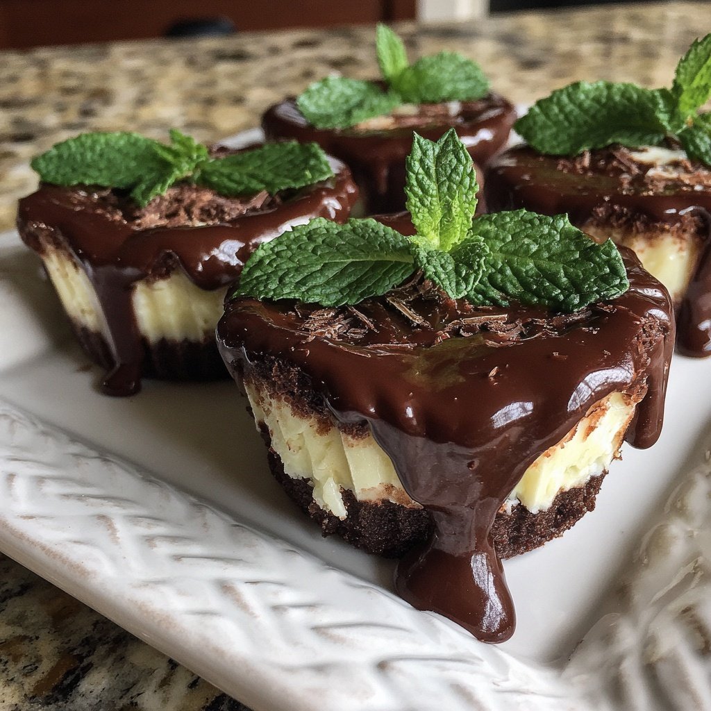 Chocolate Mint Dessert Cups