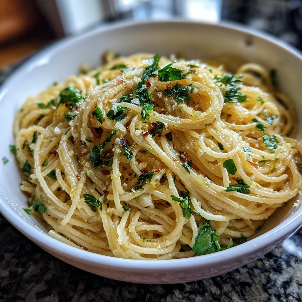 Quick & Easy 15-Minute Garlic Pasta