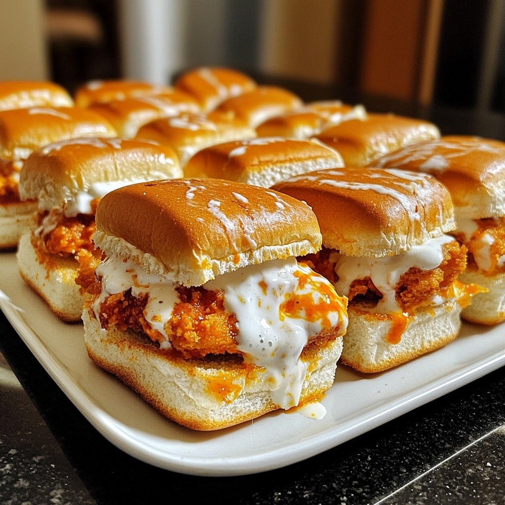 Buffalo Chicken Sliders