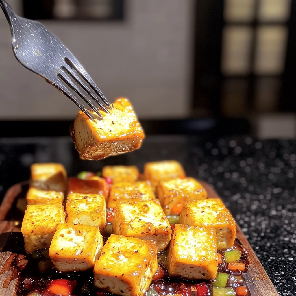Healthy Roasted Tofu with Vegetables
