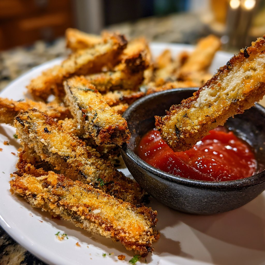 Crispy Eggplant Veggie Fries