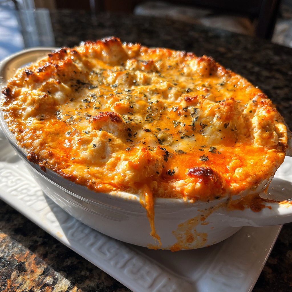 Baked Buffalo Chicken Dip